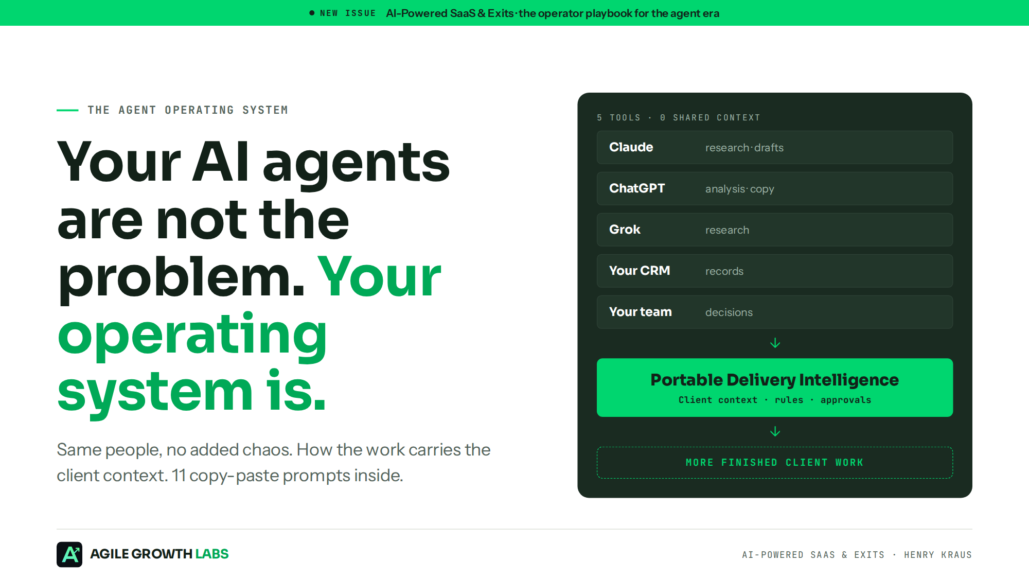 Your AI Agents Are Not the Problem. Your Operating System Is.
